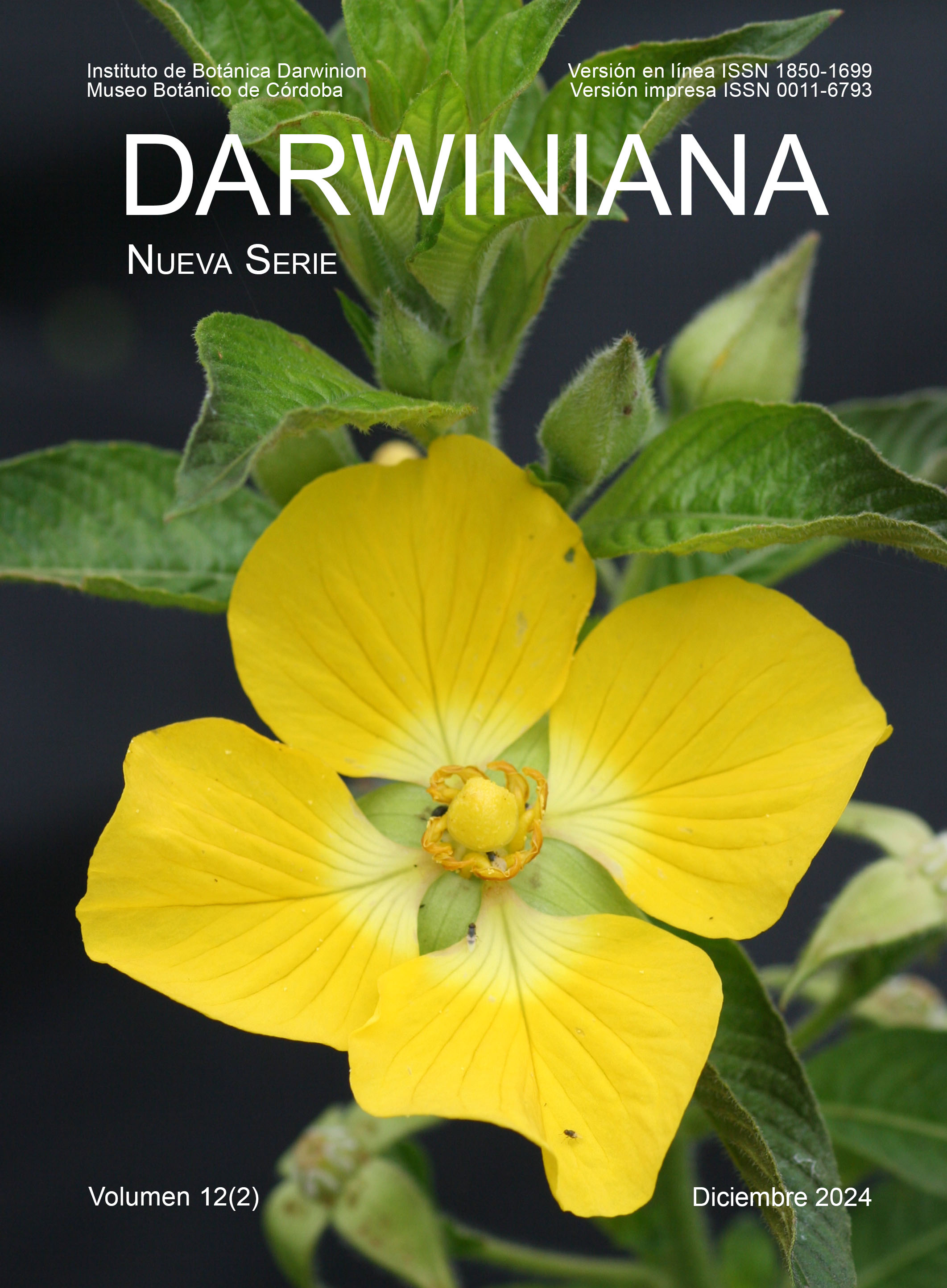 					Ver Vol. 12 Núm. 2 (2024): Darwiniana, nueva serie
				
